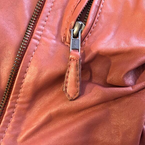 Reiss Women’s Lamb Leather Jacket Jacket Size M - Picture 9 of 11